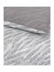 Kocoon Lakara Set Cearceafuri de Pat Single 160x270 cm Gri (3 Piese)