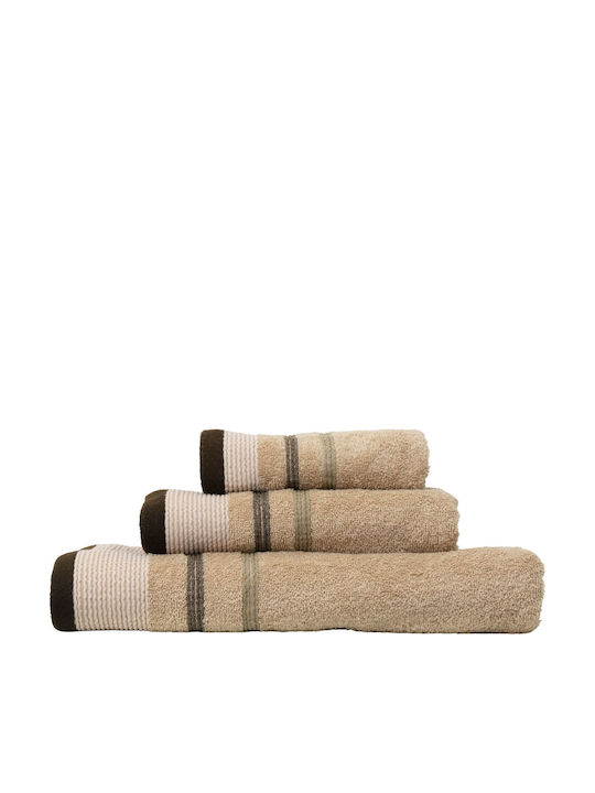 Anna Riska Kleio Hand Towel 30x50cm Beige 500gr...