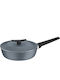 Tramontina Aluminum Saute Pan with Lid and Non-Stick Coating 24cm