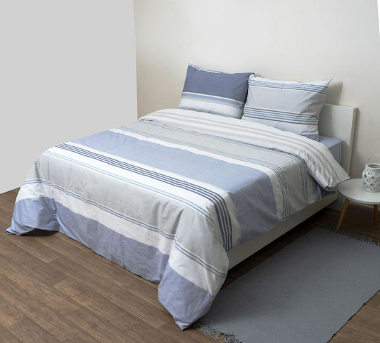 Anna Riska Semi-Double Quilt Set 180x240cm Hunter Blue