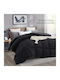 Isadore Lorraine Double Duvet 240x220cm Grey 320 GSM