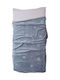 Anna Riska Grey Fleece Cot Blanket 100x150cm
