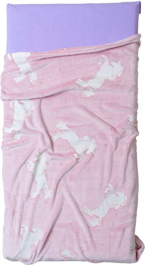 Anna Riska Fleece-Wickel- & Wiegen-Decke Rosa 75 x 90 cm