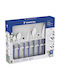 Tramontina Cutlery Set Stainless Steel 18/10 Blue 42 Pieces