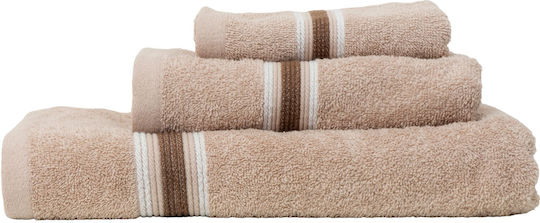 Anna Riska Face Towel 50x90cm Beige Weight 450gr/m² Anna Riska Face Towel 50x90cm Beige Weight 450gr/m²