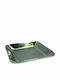 JK Home Decoration Tavă Decorativă Din Aluminiu Pătrată 13x13cm
