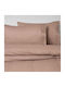 Anna Riska Double Bed Duvet Set 220x240cm Brown 230 GSM