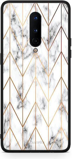 Smartfits Marble Gold Geometric Oneplus 8 Θήκη