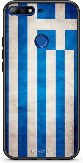 Smartfits Flag Greek Huawei Y7 2018 Prime Y7 2018 Honor 7c Θήκη