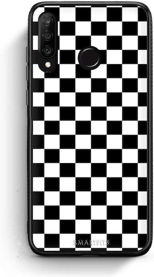 Калъф Smartfits с геометрични квадрати за Huawei P30 Lite