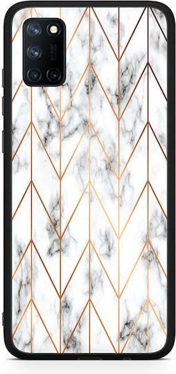 Smartfits Marble Gold Geometric Husă pentru Realme 7i C25
