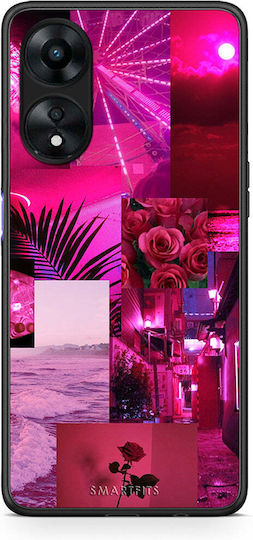 Smartfits Collage Red Roses Oppo A78 5g Θήκη