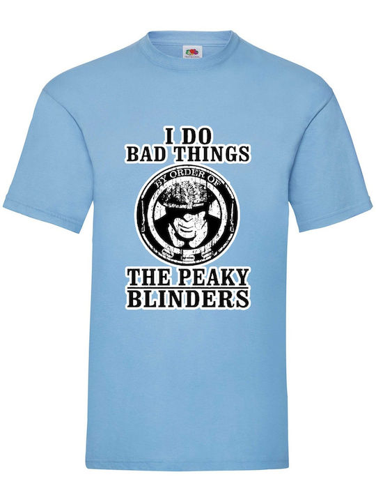 Tstudio Peaky Blinders I Do Bad Things Унисекс T-shirt Синя