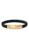 Borsari Men's Leather Bracelet