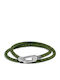 Borsari Men's Silver Bracelet with Diamond