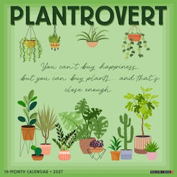Willow Creek Press Plantrovert Tages-Wandkalender 2027