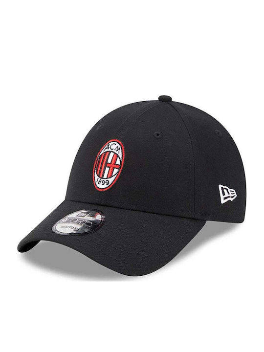 Ac Milan Baseball Cap Core 9forty Black 2025