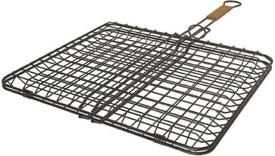 GMG Metallischer Antihaft-Grillrost mit Beinen für Fische 42 x 33 cm