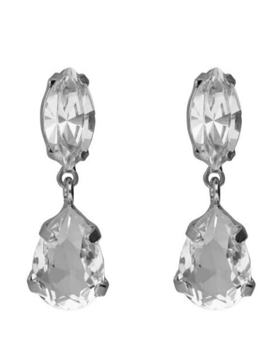 Women's Earrings Victoria Cruz A5536-07ht 925 Silver Zircon Stones