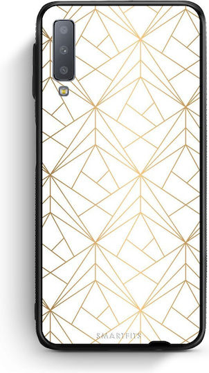 Smartfits Geometric Luxury Alb Samsung Galaxy A7 2018 Husă