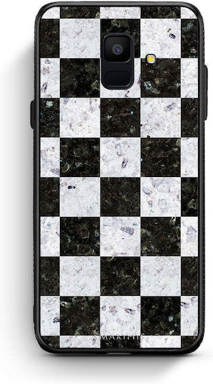 Smartfits Husă Marble Square Geometric Samsung Galaxy A6 2018