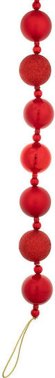 Künstliche Weihnachtsgirlande Rot 270 × 5 cm 40 Stück