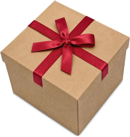 Beige Paper Christmas Gift Box 27x27x27cm 4 Pieces