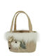Marhome Christmas Gift Bag Ecru 13x7x22cm 6 Pieces