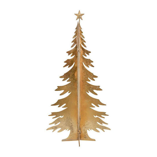 Christmas Decorative Metal Tree 85 cm Gold