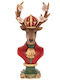 Christmas Deer Figure Red 34 cm High