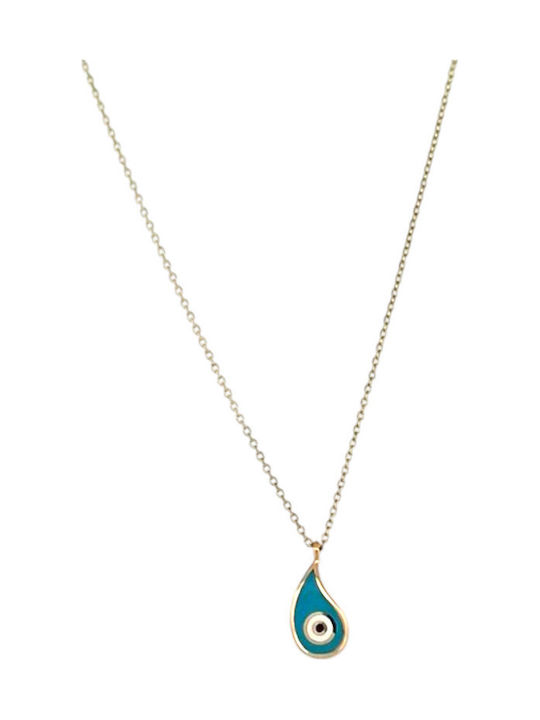 Rubini 14K Gold Evil Eye Necklace