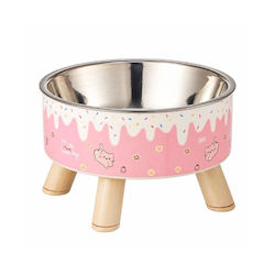 Denik Pets Stainless Steel Food & Water Bowl fo...
