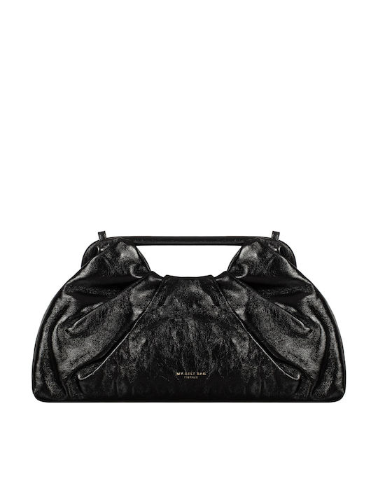 Women's Suede Clutch Black