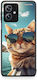 Smartfits Summer Cat Hülle für Motorola Moto G54