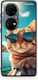 Smartfits Summer Cat Hülle für Huawei P50 Pro
