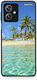 Smartfits Tropical Vibes Handyhülle für Motorola Moto G54