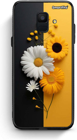 Smartfits Gelbe Gänseblümchen Samsung Galaxy A6 2018 Hülle