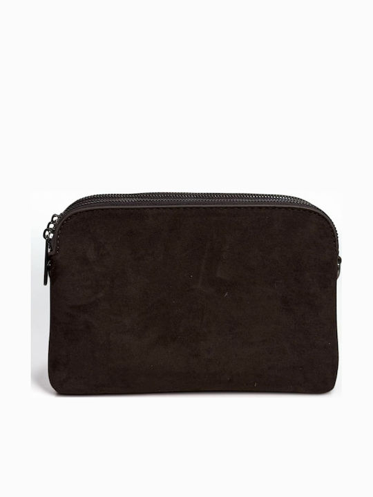 Armonia Women's Crossbody Bag Suede Chocolate