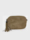 Aurora Women's Crossbody Bag Suede Beige