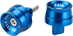 Contragreutăți pentru ghidon Puig Sport Kawasaki 20 mm M6 albastre