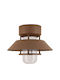 Zambelis Lights Aria Außenwandleuchte mit LED-Schirm 13W und warmweißem Licht