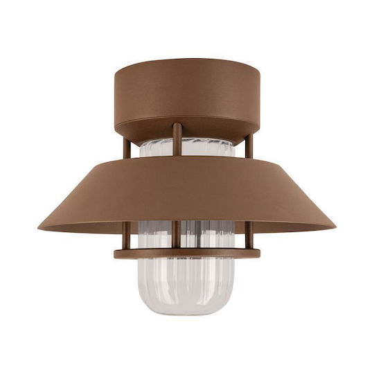 Zambelis Lights Aria Außenwandleuchte mit LED-Schirm 13W und warmweißem Licht