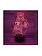 Decorative Lamp 7 Colors LED 3D Illusion 3x3cm
