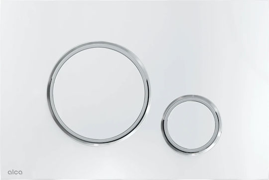 Πλακα Χειρισμου Τηιν Χρωμε Polished Κυκλ Χρωμε Matt 28-m771
