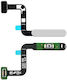 Power Button & Fingerprint Sensor Flex Cable Samsung Galaxy A32 5g Silver