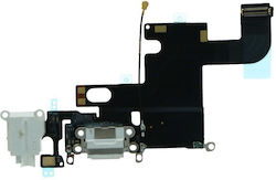 Charging Port Flex Cable Iphone 6 White Premium