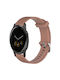 Garmin Vivoactive 4s 18 mm Каишка за Часовник Силиконова с Диамантена Текстура Кафява