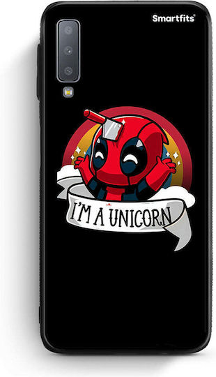 Smartfits Калъф Unicorn Deadpool за Samsung Galaxy A7 2018