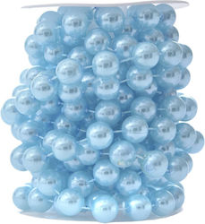 Set mit 2 Stück – Perlengirlande 14 mm x 4,5 m Blau 70634
