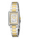 Women's 29mm Battery-Powered Watch with Silver Stainless Steel Bracelet